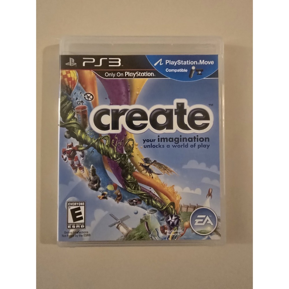 Create (Sony PlayStation 3, 2010) PS3 CIB Complete